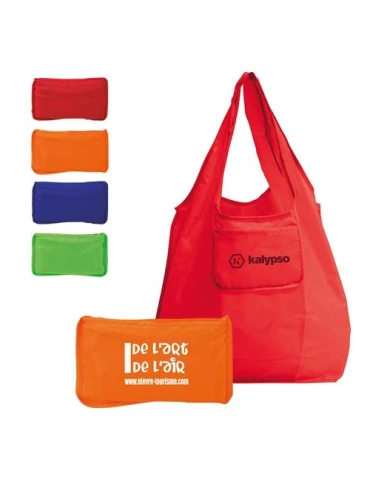 SAC SHOPPING REPLIABLE EN POLYESTER 190T