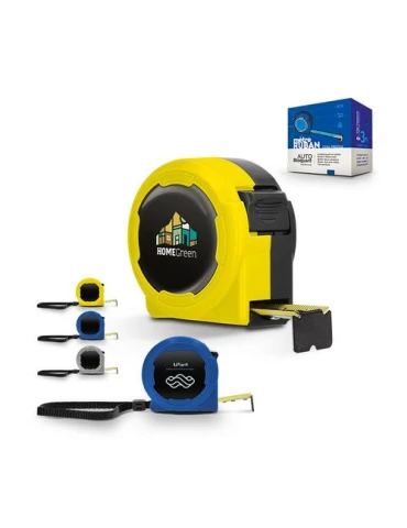 MESURE : METRE RUBAN JAUNE 3m X 16 mm COQUE PLASTIQUE
