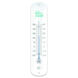 Thermomètre Métal Laqué 30cm - Élégance et Précision