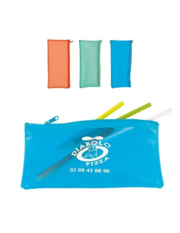 TROUSSE EN PVC TRANSLUCIDE