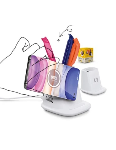 CHARGEUR INDUCTION OU CABLE POT A CRAYONS