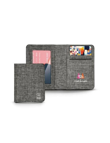 PORTE CARTE DE CREDIT AVEC STOP RFID