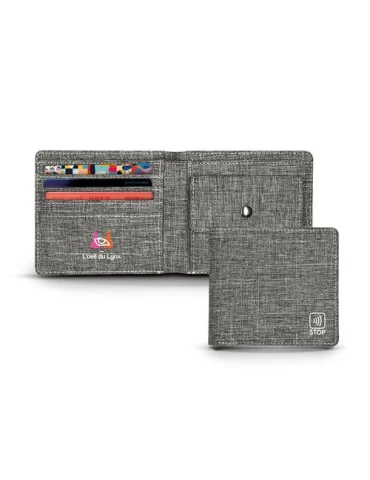 PORTE-MONNAIE PORTE CARTE DE CREDIT AVEC STOP RFID