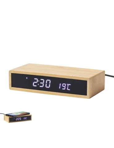 Horloge Multifonction Personnalisée avec Chargeur Sans Fil - Islum