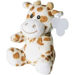 Peluche écologique 'Girafe' en polyester - Naomi, idée cadeau unique personnalisée