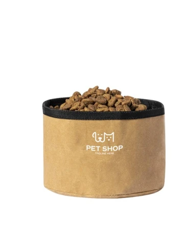 Bol Écologique Pliable pour Animaux Personnalisé Poppy