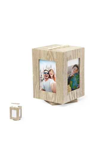 Porte-Photos en Bois Personnalisé - Vesper Cube