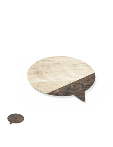 Magnét Personnalisé en Bois Unique - Cadeau d'entreprise Talier