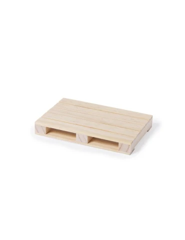 Sous-Verre Éco-Responsable Personnalisé en Bois Naturel - Palet