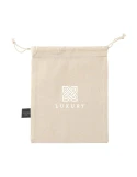 Gift Pouch Naturel GRS Recycled Cotton (150 g/m²) S