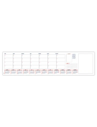 SMC PLANNER 2026 - 25 FEUILLETS - QUADRI