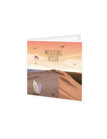 CARTE DE VOEUX - VOYAGE 2026 AVEC ENVELOPPE - SANS MARQUAGE
