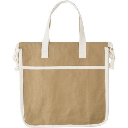 Sac shopping personnalisé en papier laminé écologique - Emery