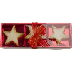 Set de 3 bougies Lorna en boîte cadeau