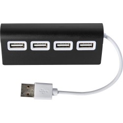 Hub Aluminium 4 Ports USB Leo - Accessoire Pratique