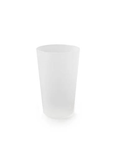 Gobelet réutilisable blanc personnalisé publicitaire ECO300