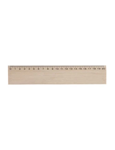 Règle en Bois de Hêtre Personnalisée 20 cm - Charme