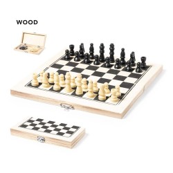 Échecs Blitz : Jeu d'Échecs Pliant en Bois