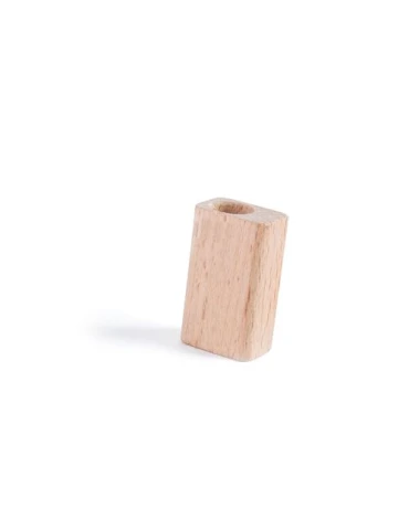 Taille-Crayon Écologique en Bois 1 Trou Ø8 mm - Objets Publicitaires
