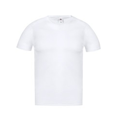 T-Shirt Adulte Blanc Iconic V-Neck