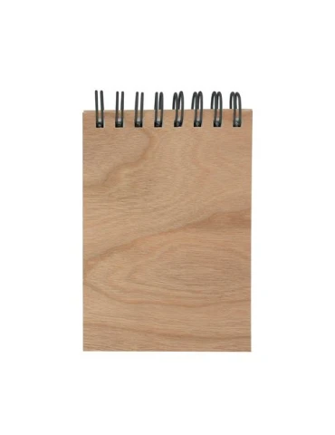 Carnet A7 papier laser bois