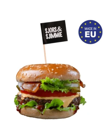 Pique burger mini drapeau