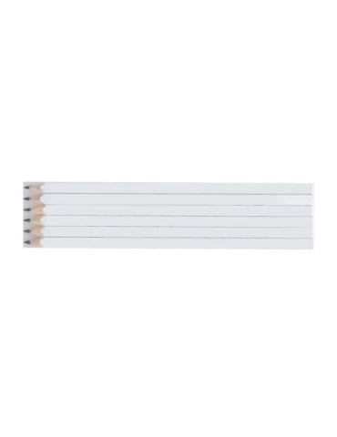Set de 6 Crayons Graphite Écologiques Personnalisés 17.6 cm