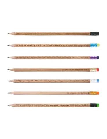 Crayon Écologique Personnalisé Rond 17 T - BGOMME