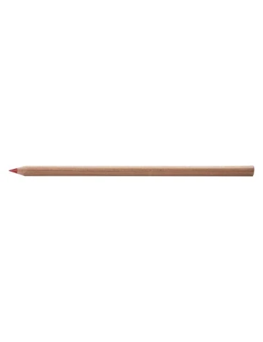 Crayon Publicitaire Hexagonal Naturel 8,7 cm - COEUR PRESTIGE ROUGE