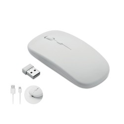 Souris sans fil rechargeable CURVY C - Écologique et Pratique