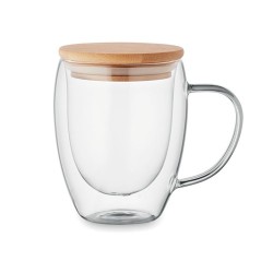 Mug en verre double paroi 250ml TIRAL