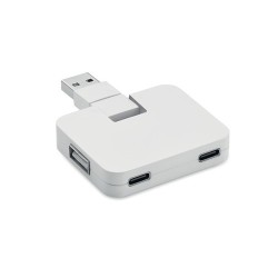 Hub USB 4 Ports SQUARE-C : Connectez-vous facilement