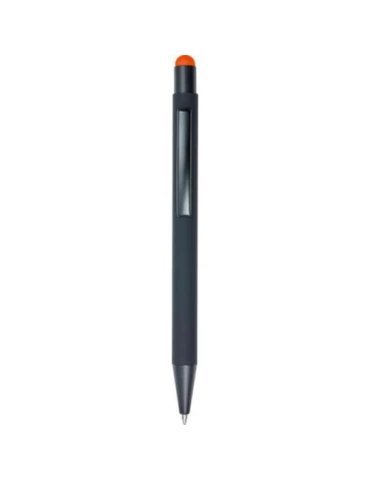 Stylo bille personnalisable à toucher gomme Formentera