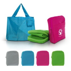 Sac Shopping Pliable en Polyester 190T - Pratique et Élégant