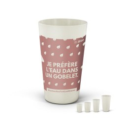 Gobelet Réutilisable en Biocomposite 60 cl