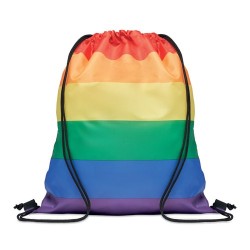 Sac à Cordon Arc-en-Ciel RPET BOW - Écologique et Pratique