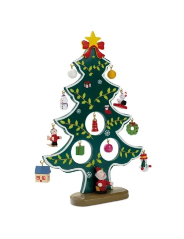 Sapin de Noël en Bois Écologique Personnalisé pas cher - WOODTREE