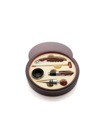Coffret de vin personnalisé avec accessoires Baco