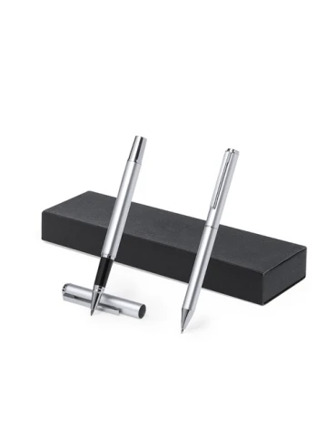 Set de Stylos et Rollers Personnalisés en Aluminium Recyclé - Darma
