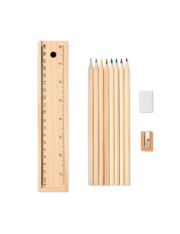 Set de 12 Crayons en Bois Personnalisés - TODO SET