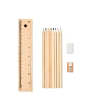 Set de 12 Crayons en Bois Personnalisé - Cadeau Publicitaire