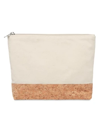 Trousse personnalisée en liège et coton - PORTO BAG