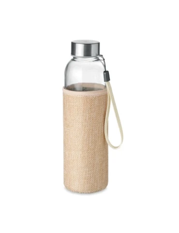 Bouteille écologique de 500 ml avec housse en jute - UTAH TOUCH