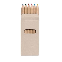 Set de 6 Crayons de Couleur Personnalisables