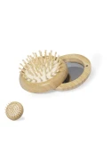 Brosse à Cheveux Écologique avec Miroir en Bambou - Bonnie - Personnalisée pas cher