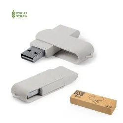 Clé USB Écologique 16GB Personnalisée Cadeau d'Entreprise Glyner