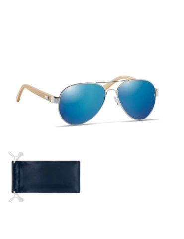 Lunettes de soleil écologiques en bambou personnalisées - Protection UV400 HONIARA