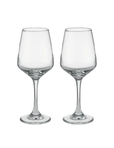 Ensemble de 2 verres à vin personnalisés CHEERS