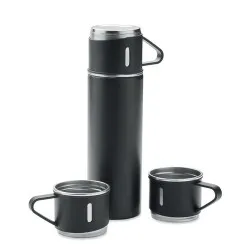 Set Pratique de Bouteille Isotherme Personnalisée et 2 Gobelets SHARM