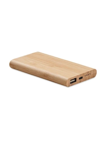 Powerbank écologique en bambou de 4000 mAh - ARENAPOWER C